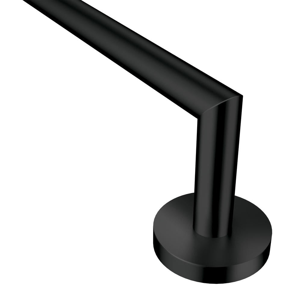 Moen Y5718BL 18" Arlys Towel Bar Holder - Matte Black
