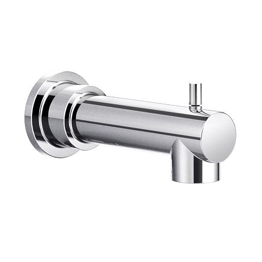 Moen 172656 Align 1/2" Slip-On Wall-Mount 7.5" Long Diverter Tub Spout - Chrome