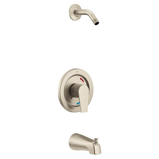 MOEN 48003NHBNGR Slate Single-Handle Tub & Shower Faucet - Brushed Nickel