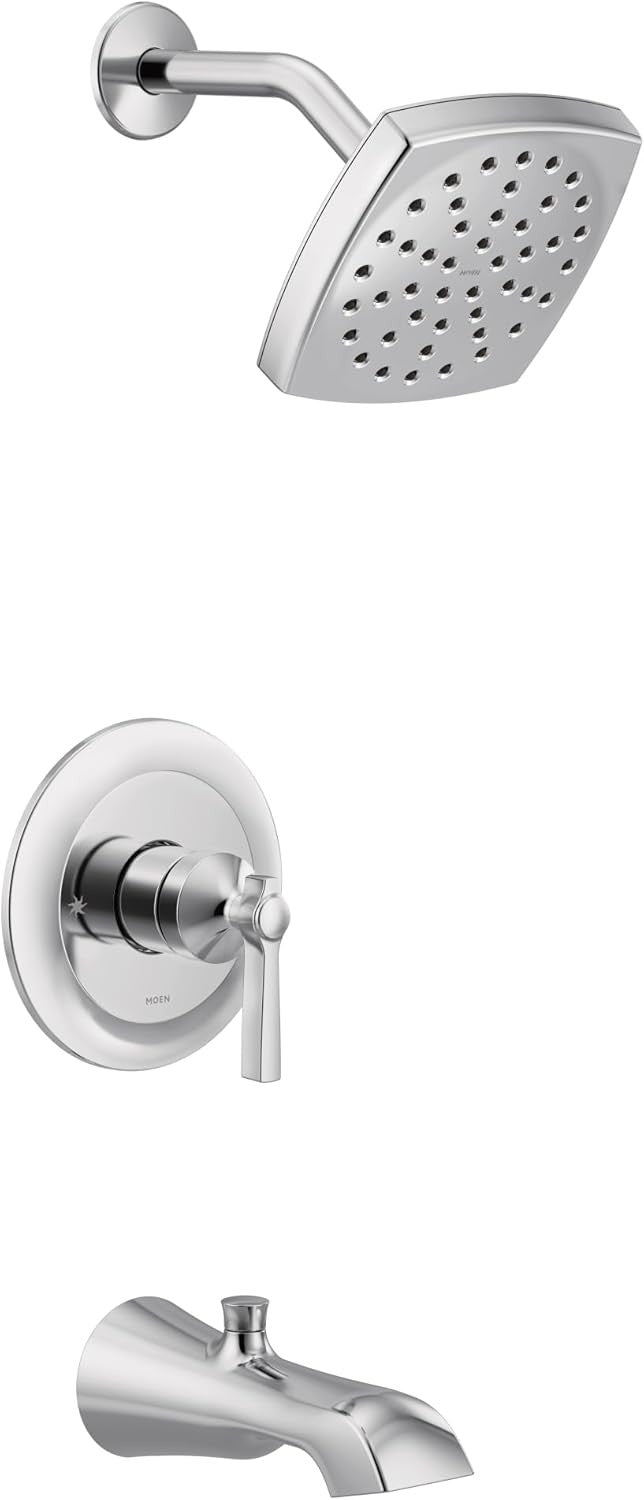 Moen UTS3913EP  Flara Chrome 1-Handle M-CoreTub & Shower Faucet Valve Trim Kit