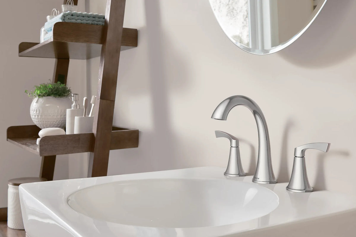 Moen 84468 Korek 2-Handle Widespread Bathroom Faucet - Chrome