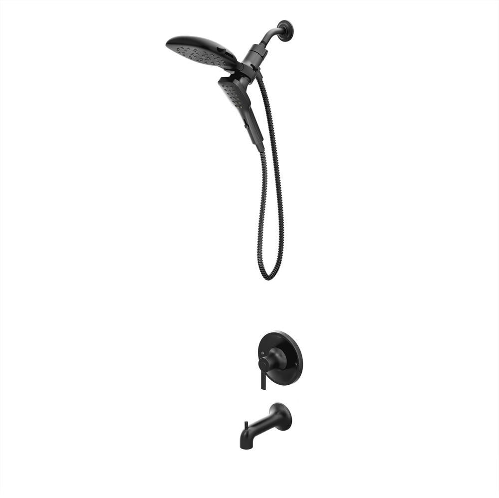 Moen ZYLA Tub & Shower Faucet w/ MAGNETIX 82140BL Matte Black Finish