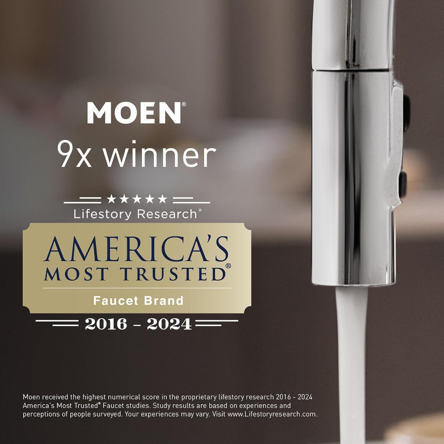 Moen 220C3 Chrome Verso Eight-Function 7 Round Shower Spray Head with Handshower