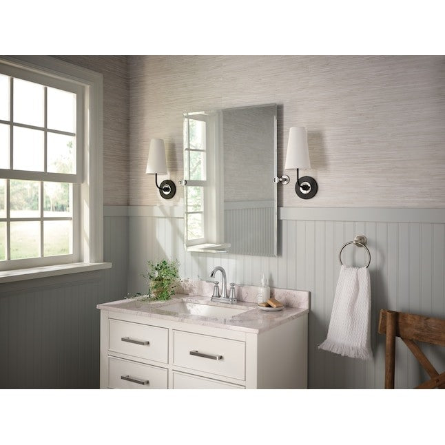 Moen Ellicott 84092 2-Handle Centerset Bathroom Faucet & Drain Assembly - Chrome