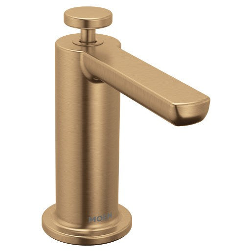 Moen S3947BZG Deck Mounted Modern Soap & Lotion Dispenser - Bronzed Gold