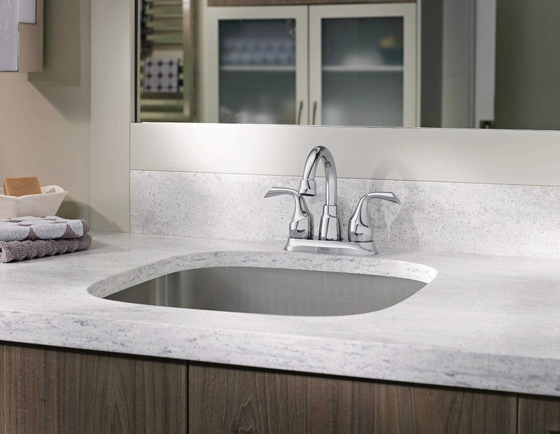 MOEN Idora 4” Centerset 2-Handle Bathroom Faucet in Chrome 84115