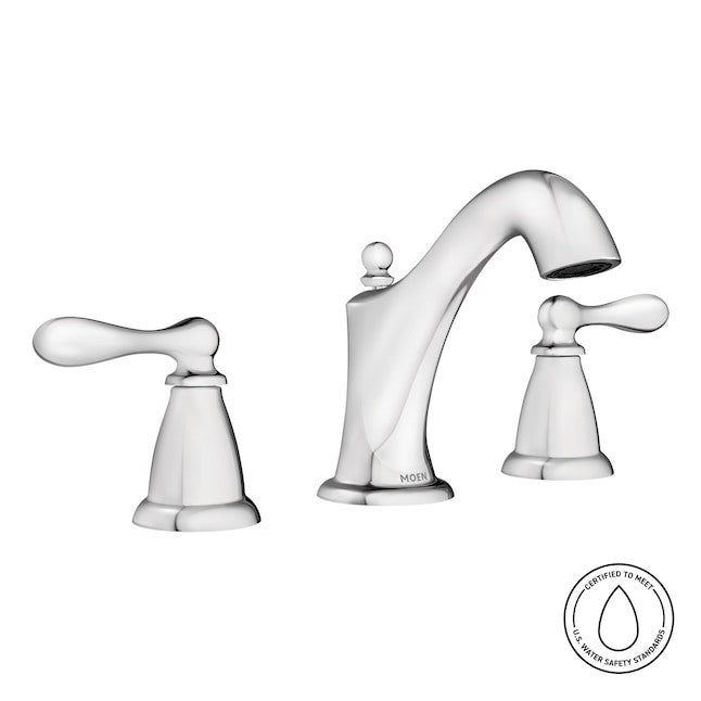 Moen Caldwell 2-Handle Widespread Bathroom Faucet in Chrome WS84440