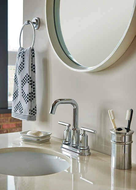 Moen DN0786CH Iso Hand Towel Ring Holder - Chrome