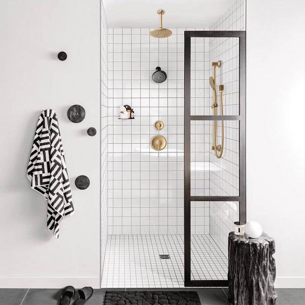 Moen 3558EPBZG Multi Function Hand Shower with Slide Bar - Bronzed Gold