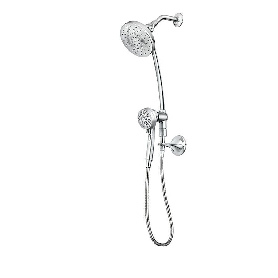 Moen 28501 6-Spray Hand Shower & Rainshower W / SlideBar Polished Chrome