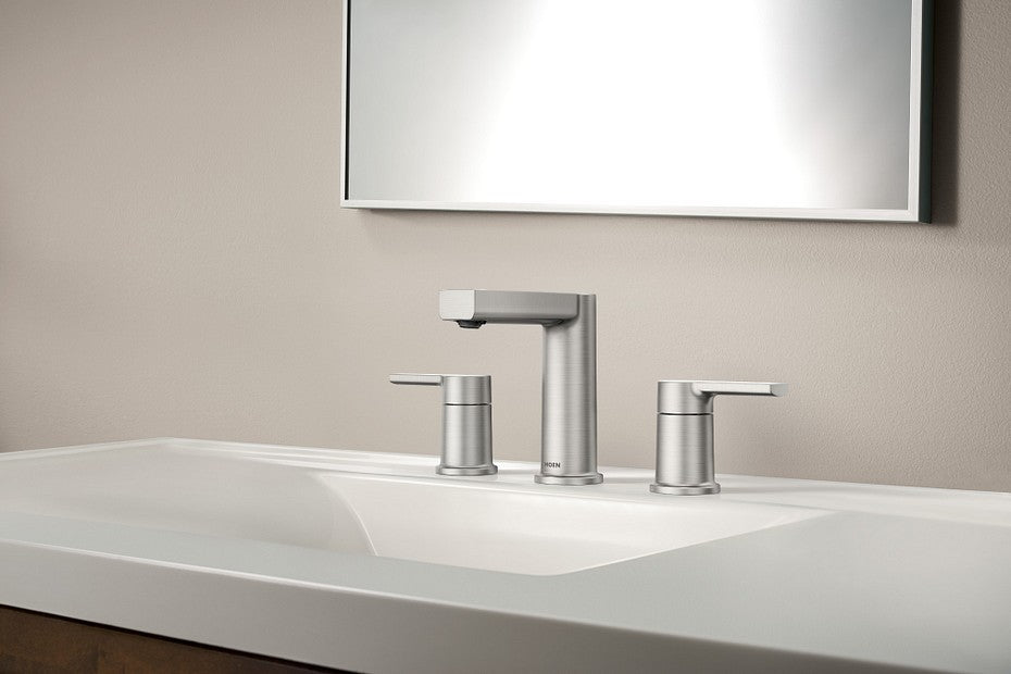Moen 84629 Rinza 2-Handle Widespread WaterSense Bathroom Faucet - Chrome