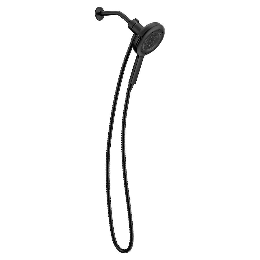 Moen N400H0BL Nebia Quattro Handheld Showerhead Magnetix Dock - Matte Black