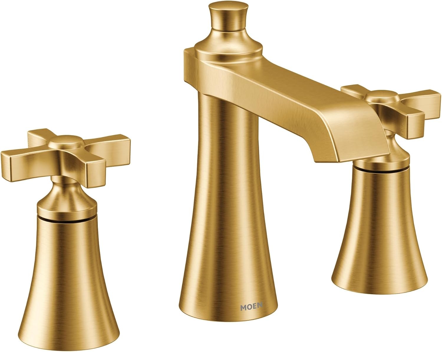 Moen TS6985BG Flara 8 in. Widespread Bathroom Faucet Trim Kit - Brushed Gold