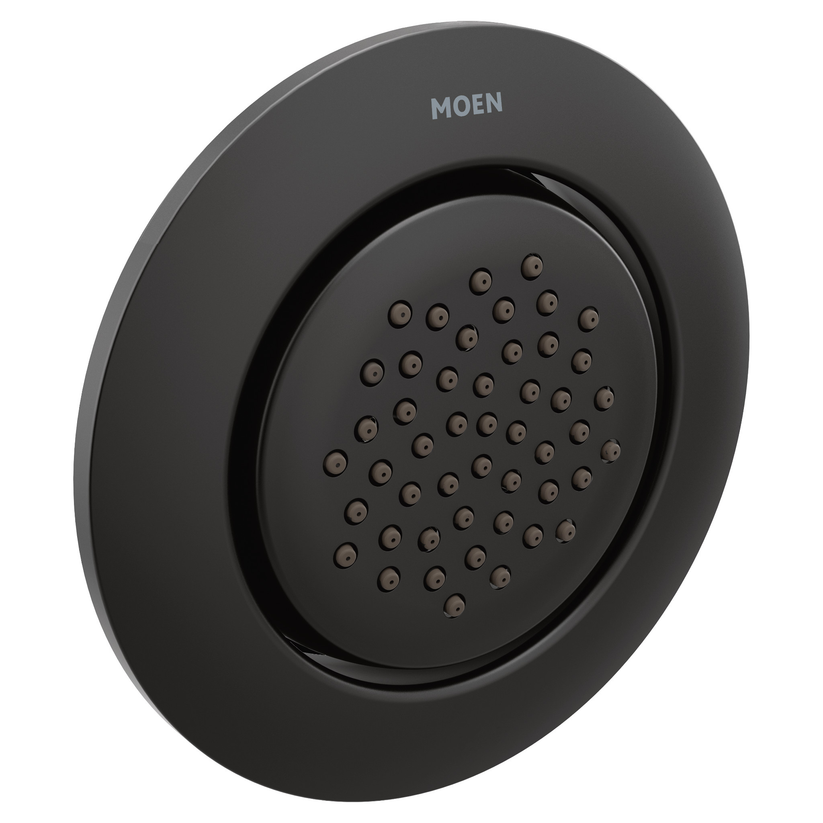 Moen TS1322BL Mosaic Round Single-Function Body Spray - MATTE BLACK