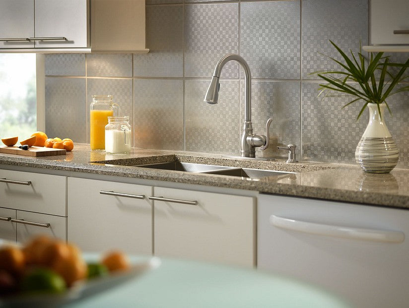 Moen CA87003SRS Anabelle Kitchen Faucet & Soap Dispenser - Spot Resist Stainless