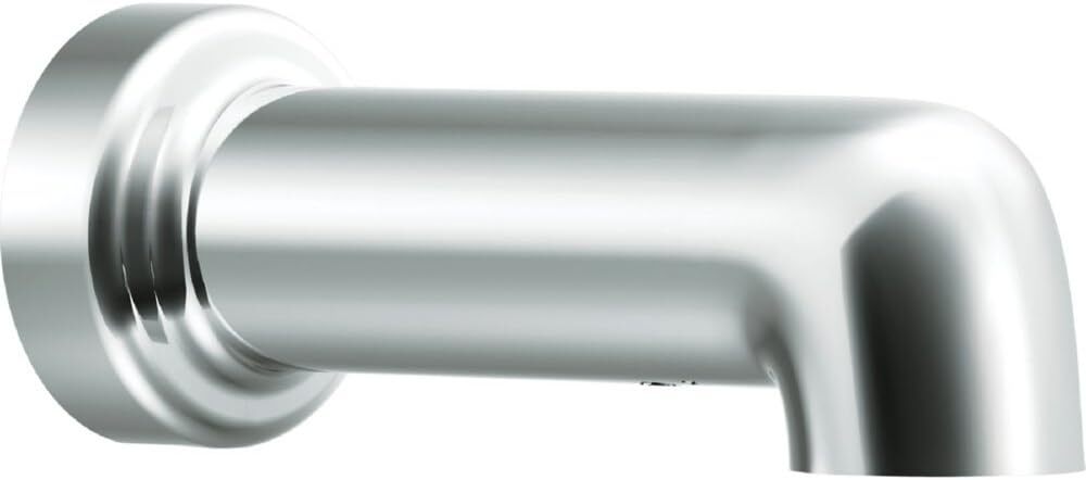 Moen 3892 6 1/2" Tub Spout 1/2" Slip Fit Connection Level Chrome