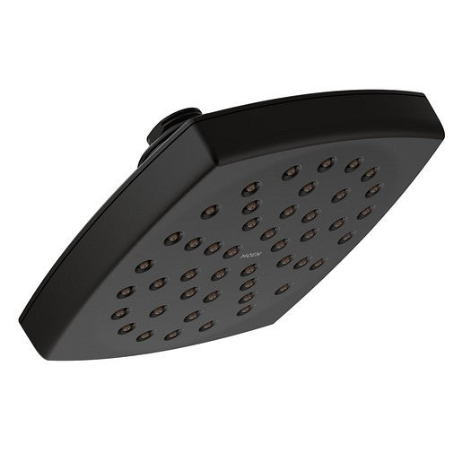 MOEN S6365EPBL Voss 6" 1-Function Square Rainshower Showerhead - Matte Black