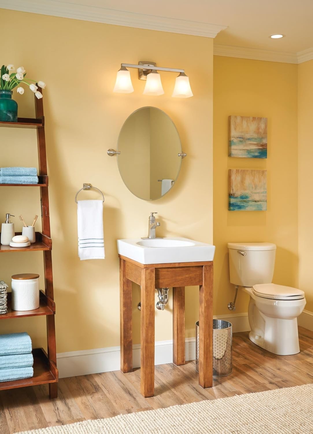 MOEN WS84923SRN Conway Single Hole Bathroom Faucet in Spot Resist Brushed Nickel