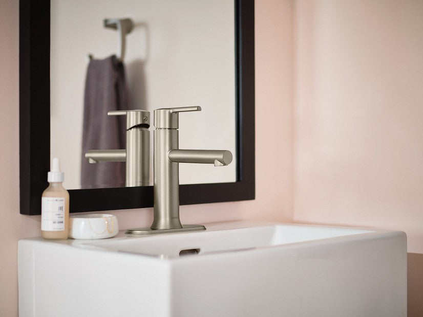 Moen 84770SRN Arlys One Handle Bathroom Faucet - Spot Resist Brushed Nickel