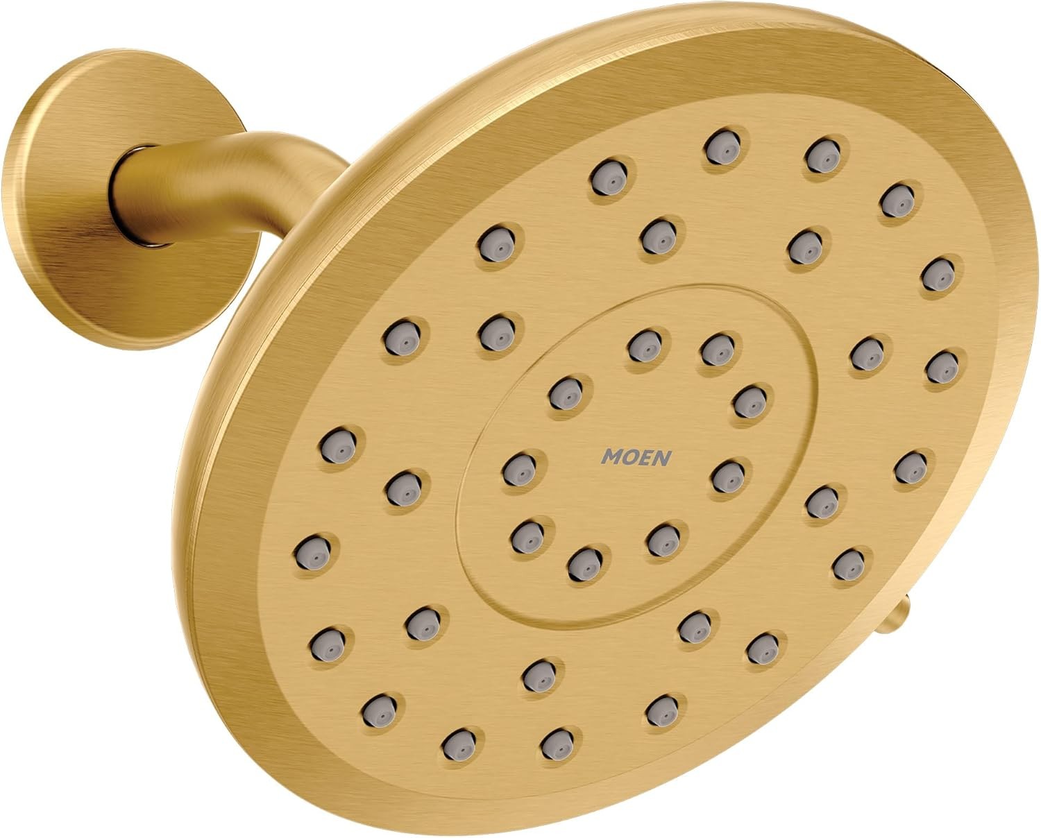 Moen 220R7BG Verso 7" Infiniti Dial Round Rain Shower Head - Brushed Gold