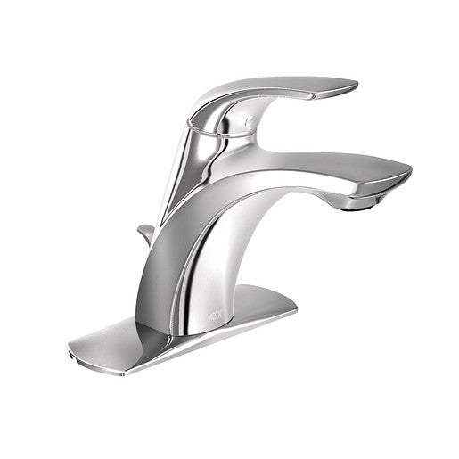 Moen WSL84533 Zarina Polished Chrome 1-Handle High Arc Bathroom Faucet