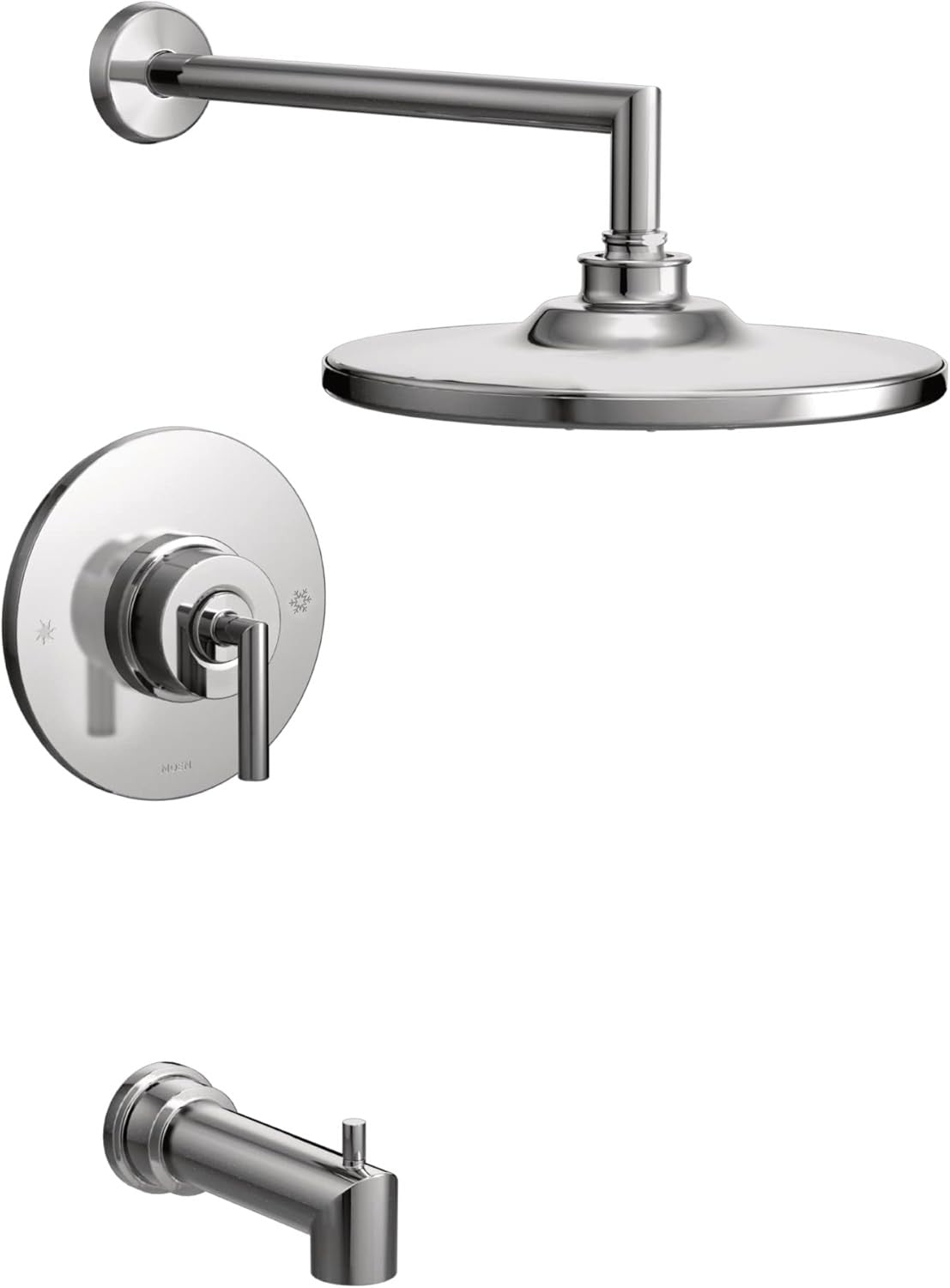 Moen TS22003 Arris Posi-Temp 10" Pressure Balancing Tub & Shower Trim - Chrome