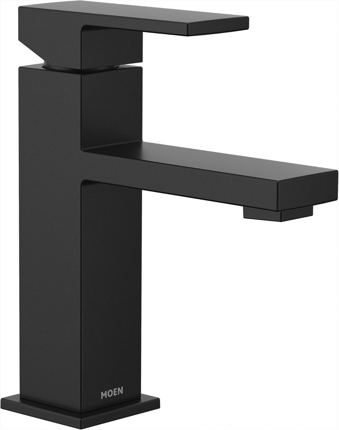 MOEN 84771BL Revyl Single Hole Single Handle Bathroom Faucet in Matte Black