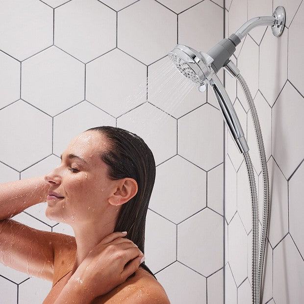 MOEN 26000 Attract 6-Spray Wall Mount Handheld Shower Head 1.75 GPM - Chrome