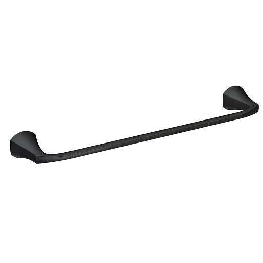 Moen MY8718BL Lindor Single Bathroom Towel Bar - Matte Black