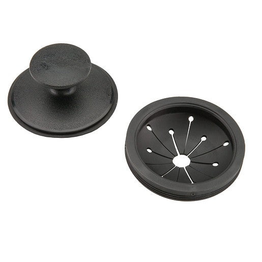 Moen 1025 EZ Mount Garbage Disposal Stopper & Splash Guard Black