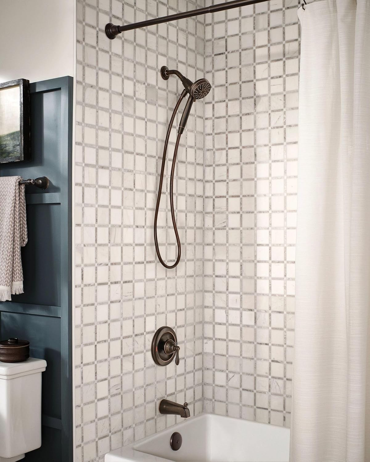 Moen 26100BRB Engage 6-Settings Handheld Shower Head - Mediterranean Bronze