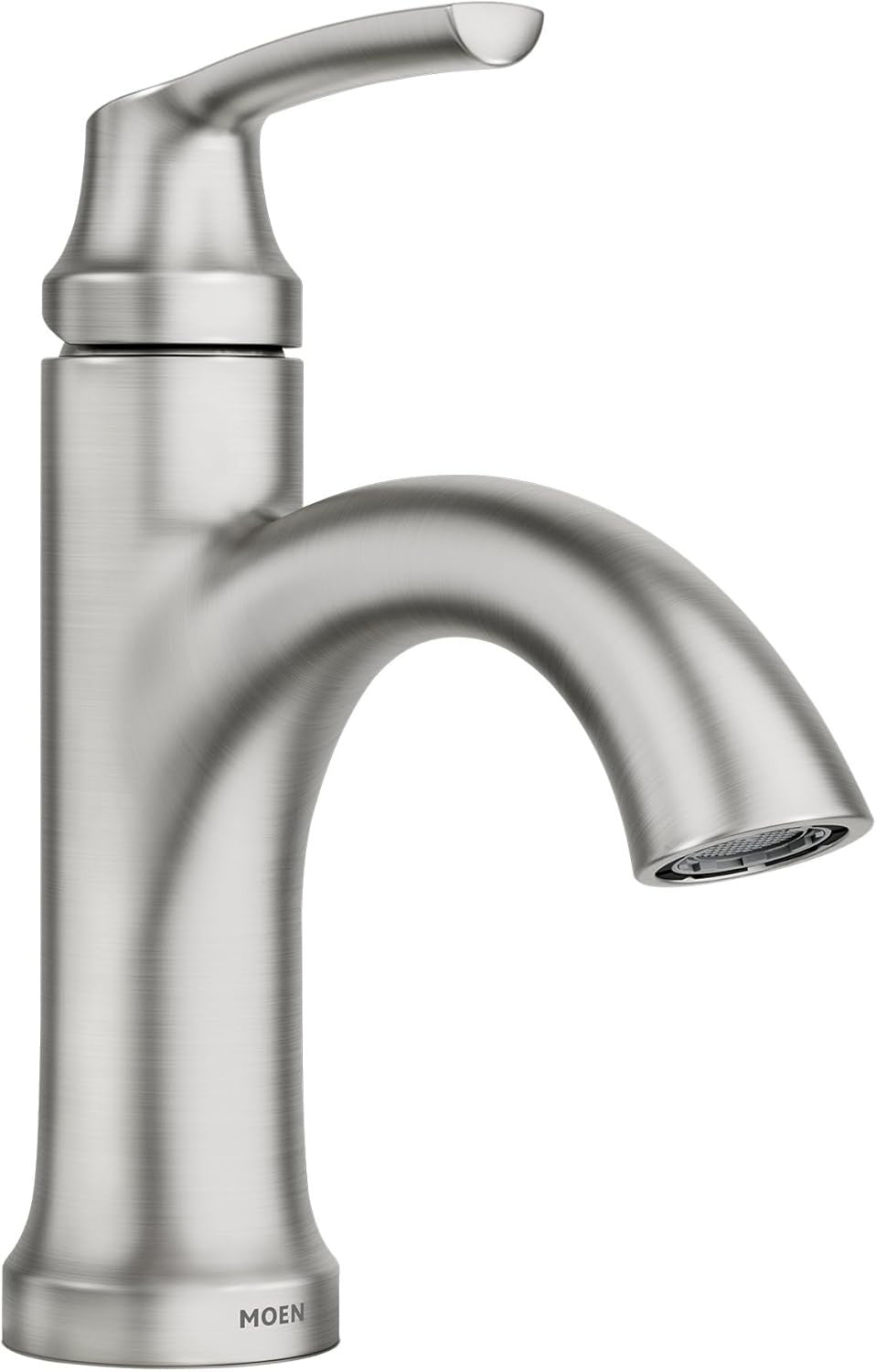Moen 84980SRN Wellton Single Handle 1-3 Hole Bathroom Faucet - Brushed Nickel