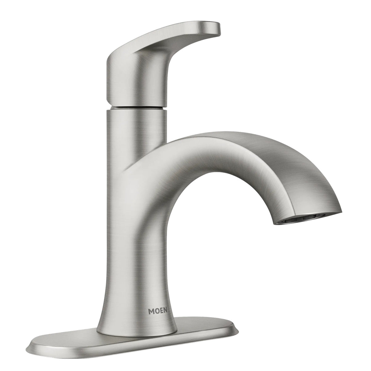 Moen 84346SRN Karis 1-Handle Bathroom Sink Faucet - Spot Resist Brushed Nickel