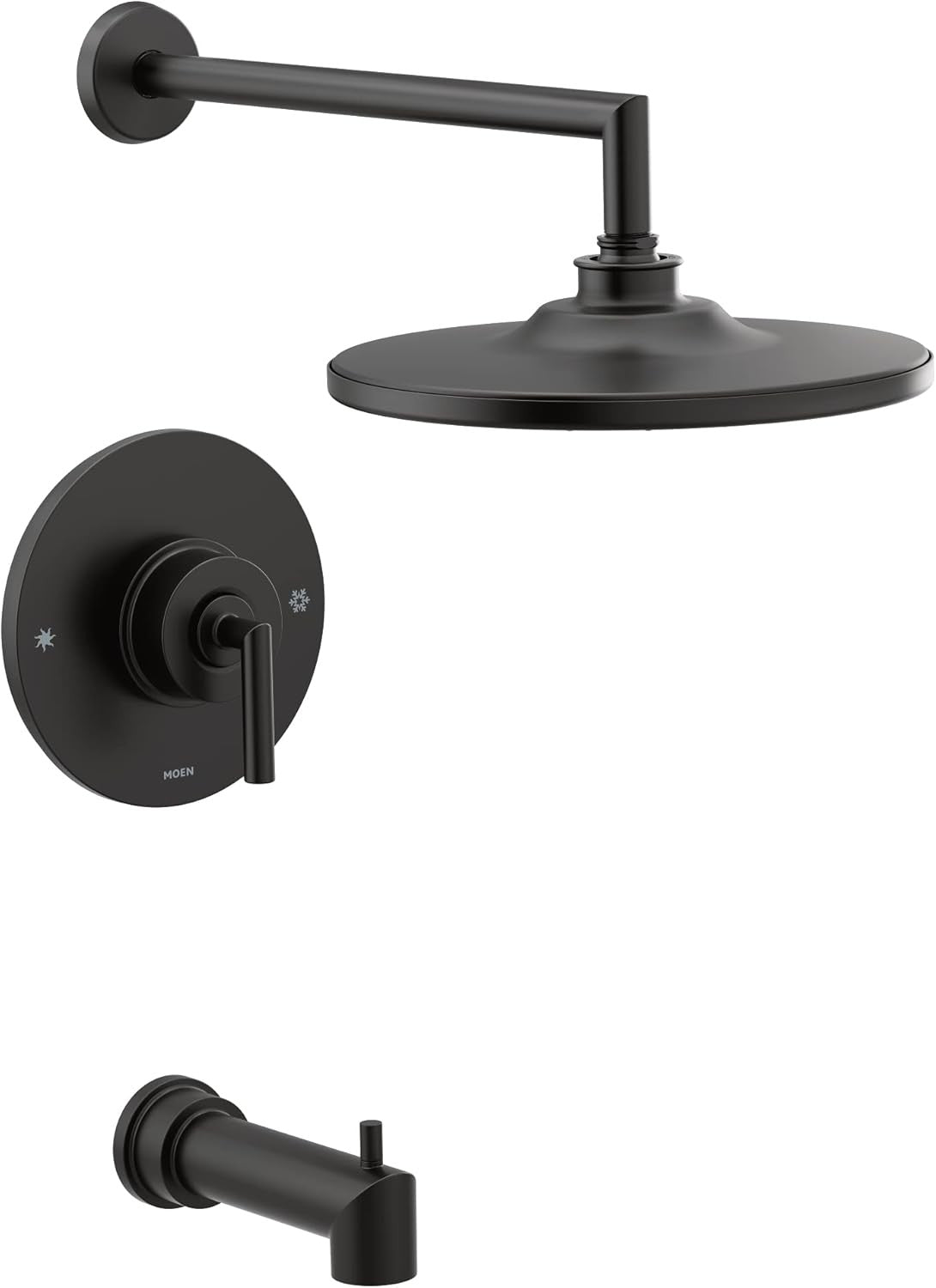 Moen TS22003EPBL Arris Posi-Temp Eco-Performance Tub & Shower Trim - Matte Black