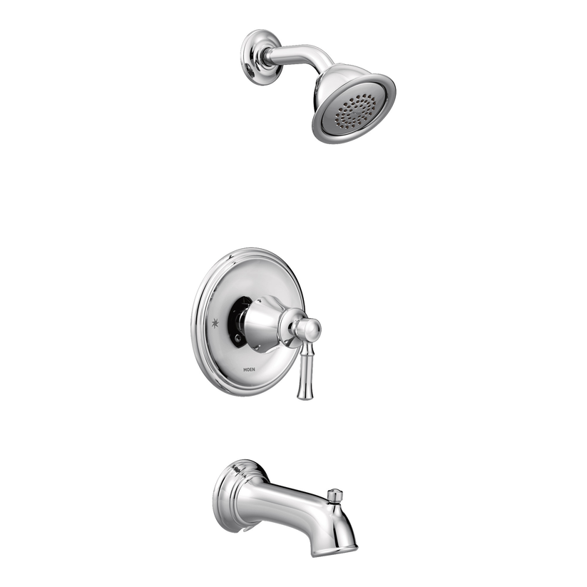 Moen T2183 Dartmoor Posi-Temp Pressure Balanced Tub and Shower - Chrome
