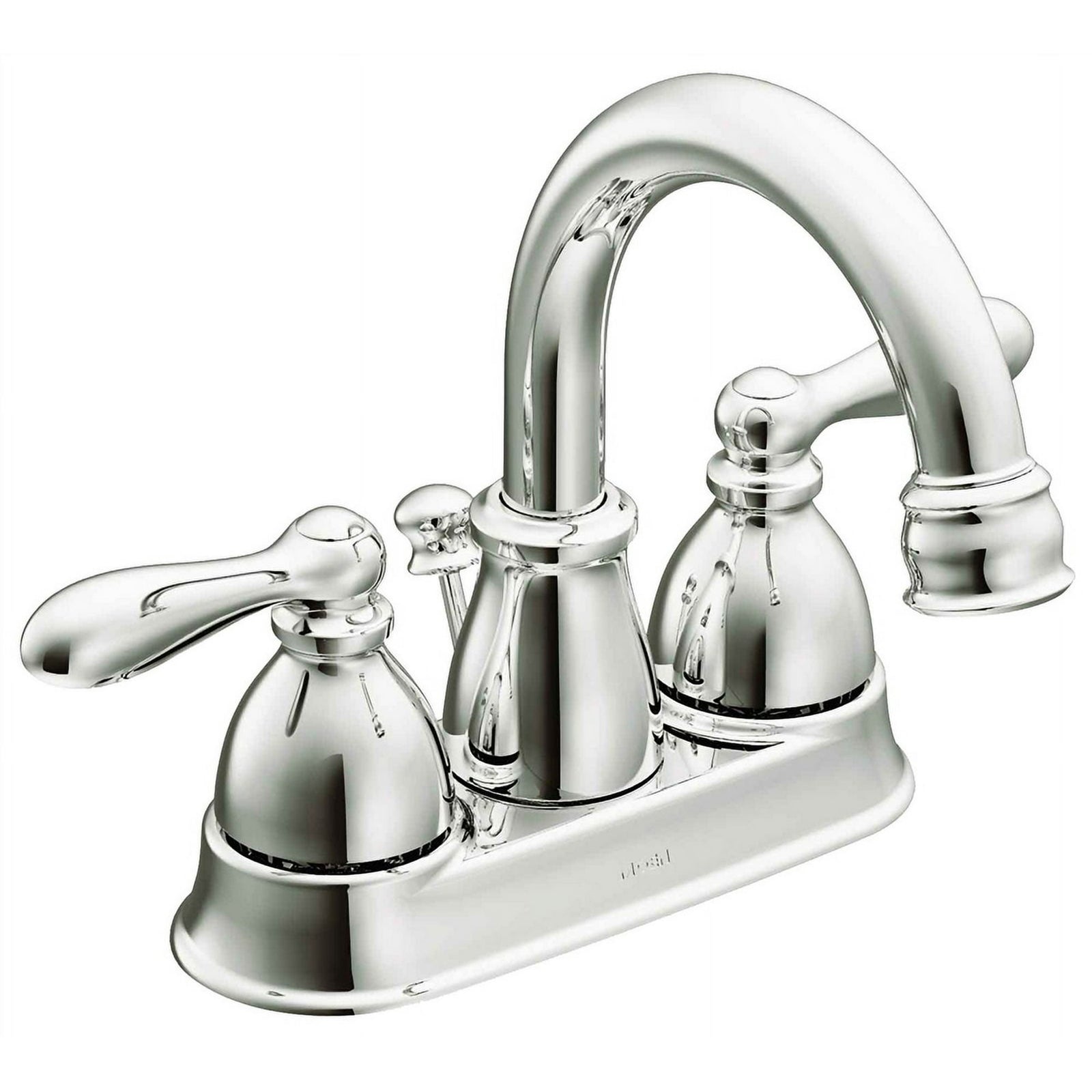 Moen WS84667 Caldwell 4" Centerset 2-Handle Bathroom Sink Faucet - Chrome