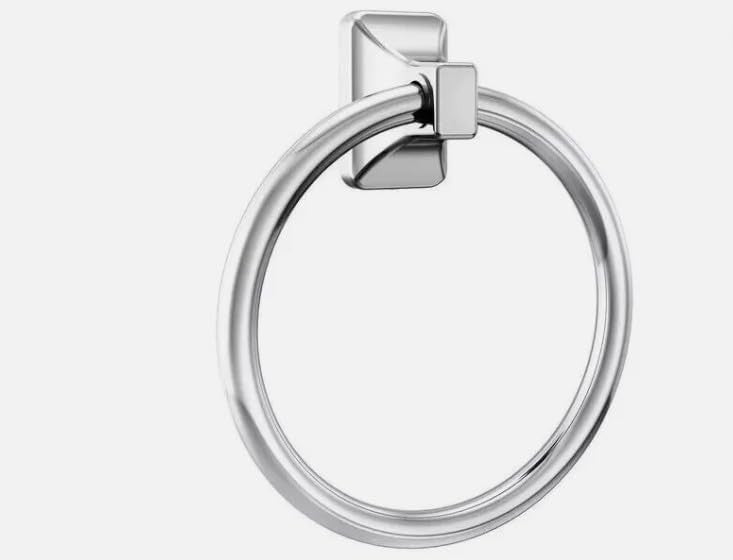 Moen YB0186CH Adler Towel Ring High Quality Bathroom Accessory - Chrome