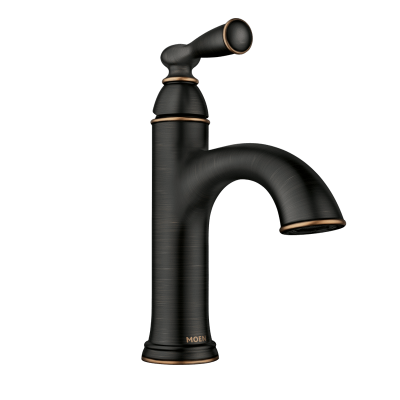 MOEN 84945BRB Banbury One-Handle High Arc Bathroom Faucet - Mediterranean Bronze