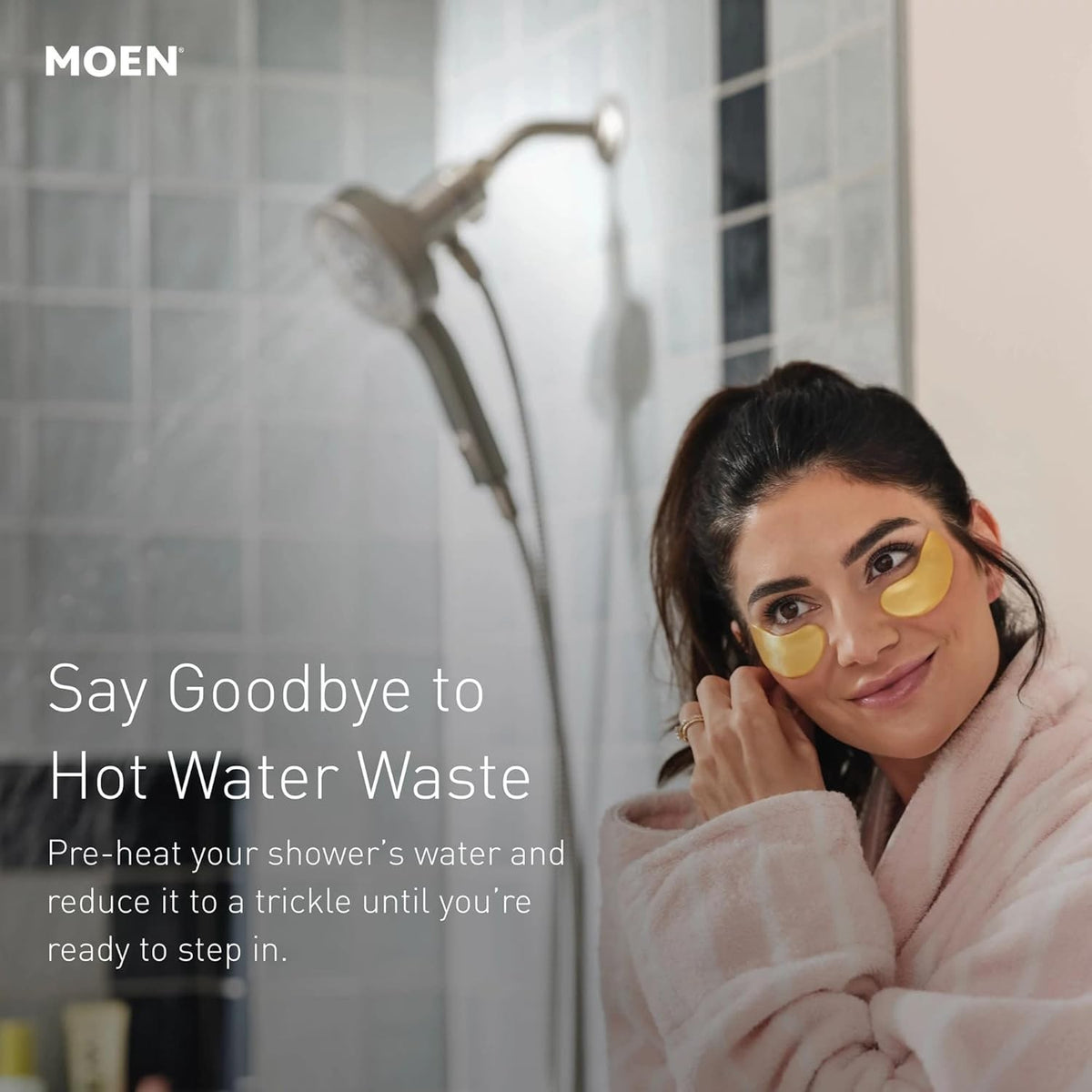 MOEN 230H2EP Verso Magnetix 5" Handheld Saves Hot Water 1.75 GPM - Chrome