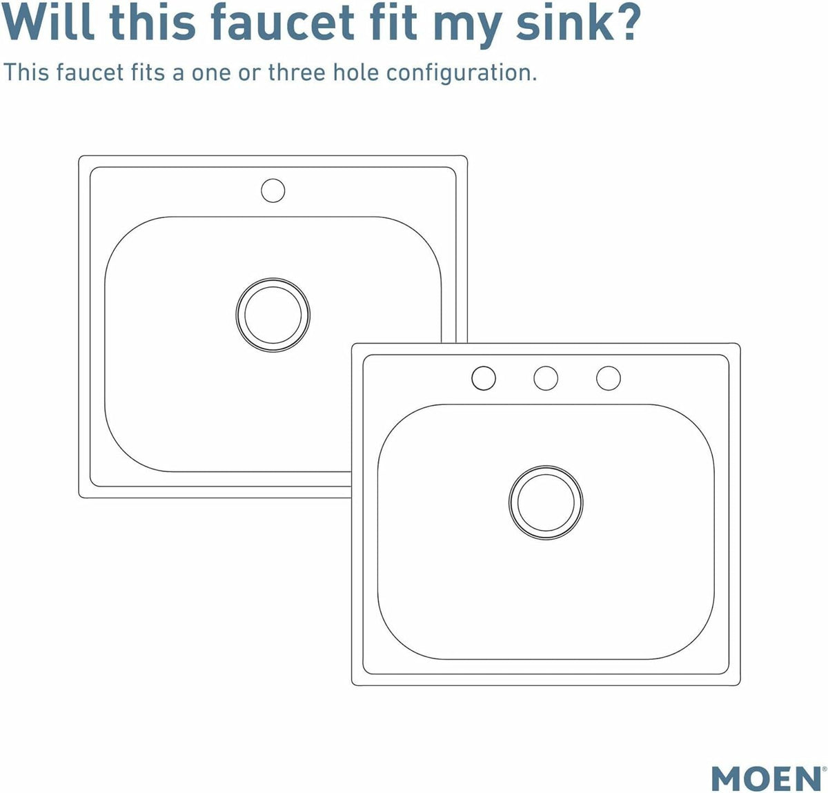 Moen CA87316BL Renzo 1-Handle Deck Mount Pull-Out Kitchen Faucet - Matte Black