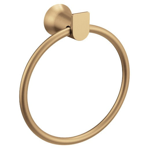 Moen BH3686BZG Genta Towel Ring - Bronzed Gold
