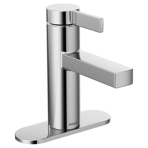 MOEN 84774 Beric Single Hole Single Handle Moder Bathroom Faucet - Chrome