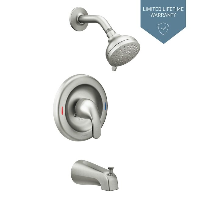 Moen 82603SRN Adler Single Handle Posi-Temp Pressure Balanced Shower Trim Spot