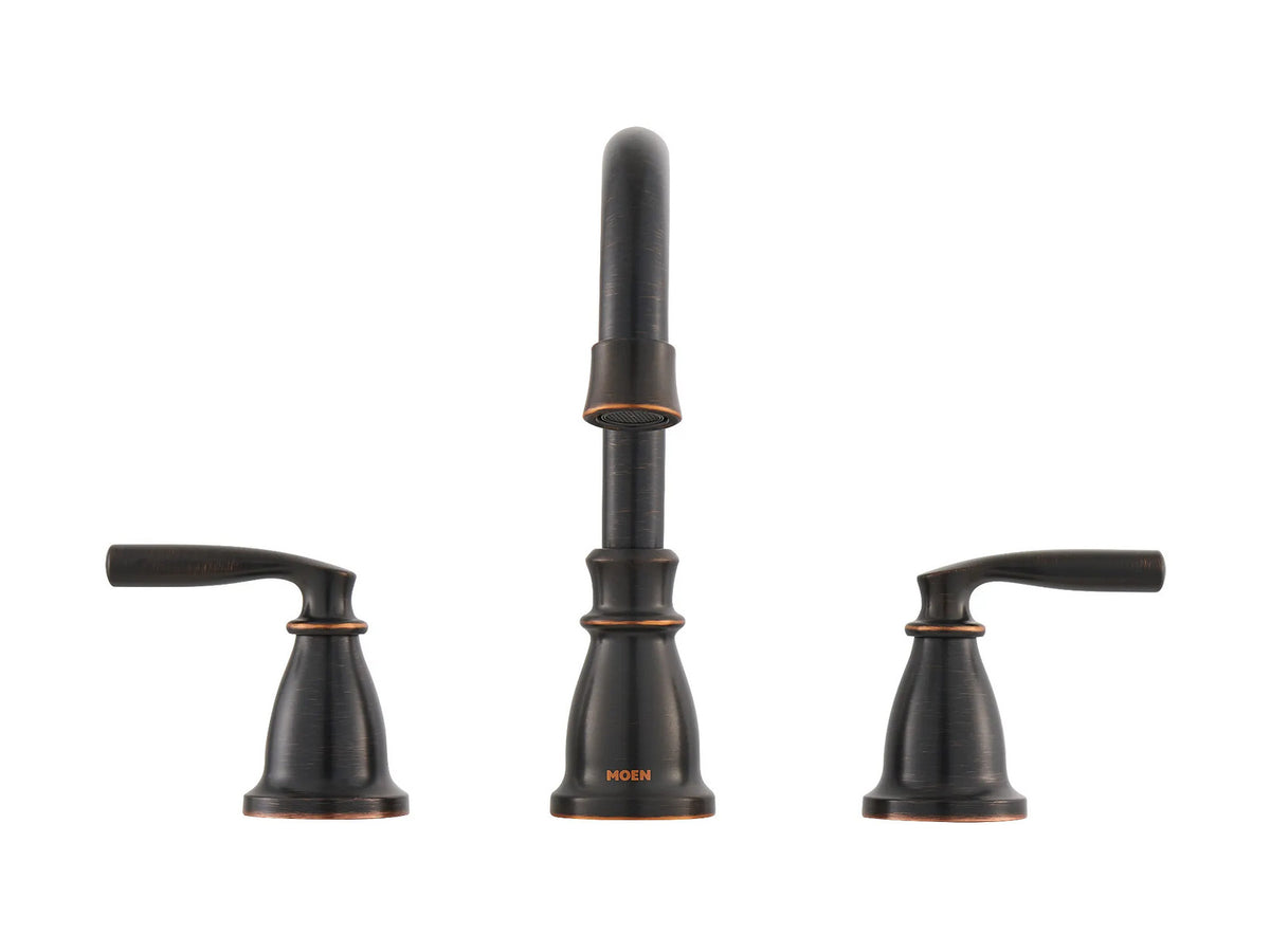 Moen 84539BRB Hilliard 2-Handle High Arc Lavatory Faucet - Mediterranean Bronze