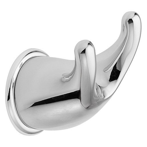Moen YB8003CH Mason Double Towel Robe Hook for Bathroom - Chrome