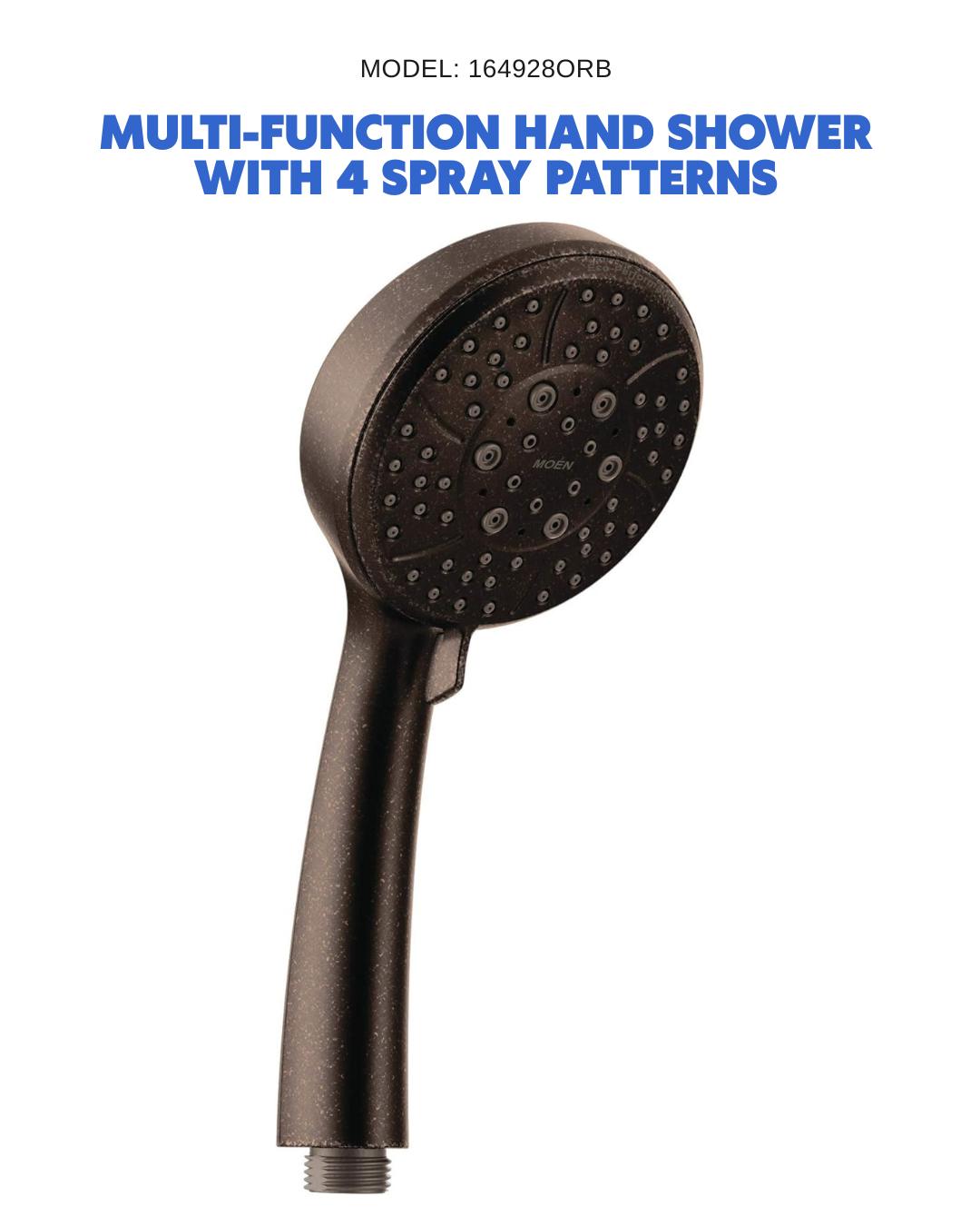 Moen 164928ORB  4-Function Eco-Performance Handheld Shower - Oil Rubbed Bronze