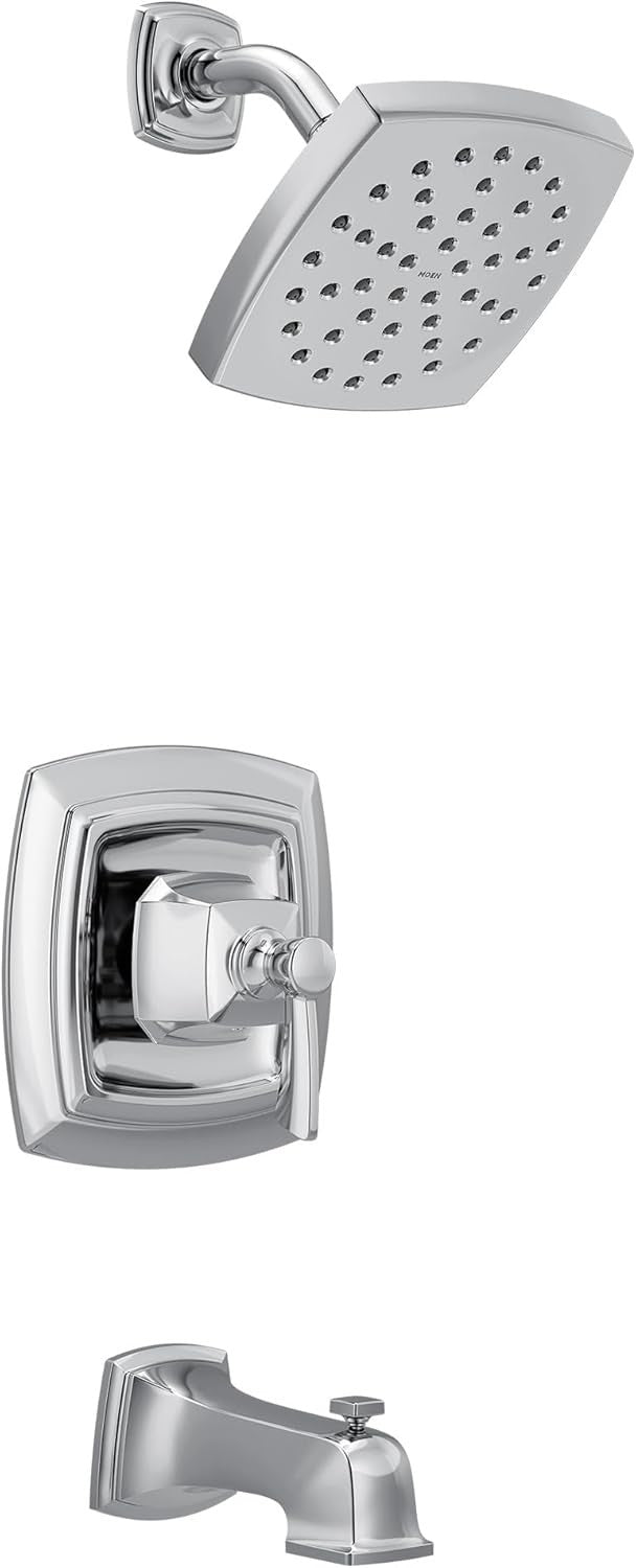 Moen 82922 Conway Posi-Temp Bathroom Tub & Shower Trim Kit With Valve - Chrome