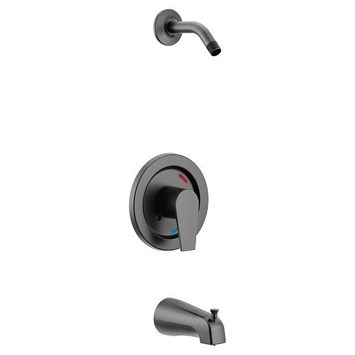 Moen CFG 48003NHBLGR Slate Cycling Tub & Shower Faucet Trim - Matte Black