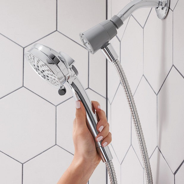 MOEN 26000 Attract 6-Spray Wall Mount Handheld Shower Head 1.75 GPM - Chrome