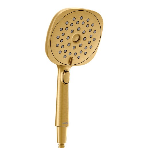 Moen 220H5BG Verso 2.5GPM Shower Head & Hand Shower With Hose - Brushed Gold